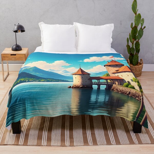 Item preview, Oberhofen Castle: Fairytale Lakeside Majesty designed and sold by LSVart.