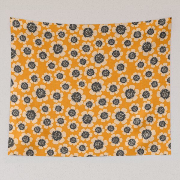 Item preview, Light orange retro spring in bloom  designed and sold by chiara-de-david.