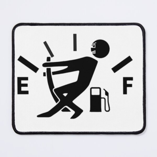 Item preview, Funny Empty Fuel Gauge Sticker | Gas Tank Decal | Running on Empty T-Shirt designed and sold by LUXORÉA.
