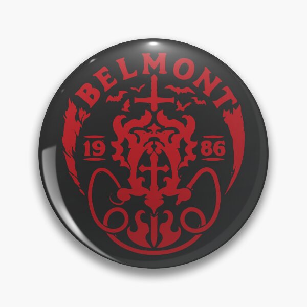 Item preview, Castlevania Belmont Crest Blood Moon designed and sold by wolfkin-design.