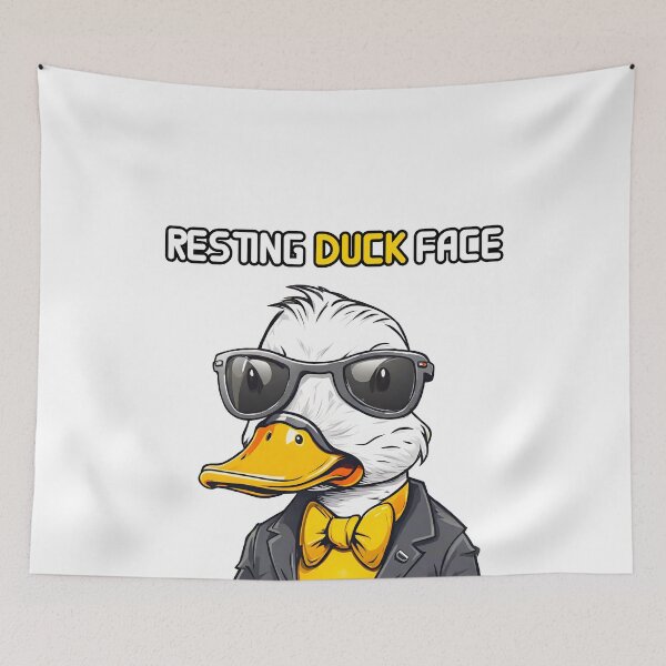 Item preview, Resting Duck Face 3 designed and sold by Tom-Johnson.