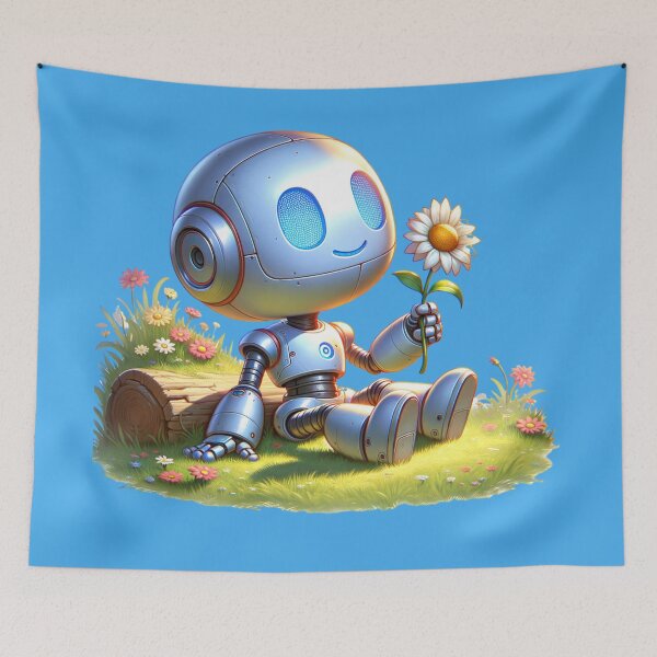 Item preview, Robot with flower designed and sold by John-Rock.