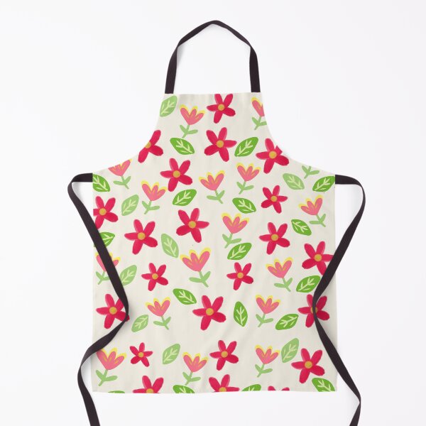 Item preview, Red flower and pinknflower with leaf seamless pattern designed and sold by Nimkaew.