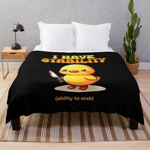 Item preview, I Have Stability Ability to Stab Duck Meme designed and sold by Hoshi-Club.