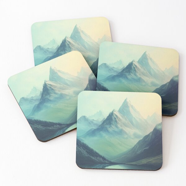 Item preview, Tranquil Alpine Reflections – Serene Mountain Landscape designed and sold by ArtSE46.