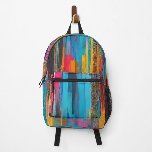 Artikelvorschau, Vibrant vertical streaks of color intermingle, creating a dynamic composition. entworfen und verkauft von Jon Fennel.