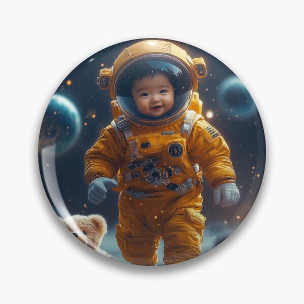 Item preview, Little Dreamer Astronaut – Poetic Space Exploration designed and sold by pixal-shop.