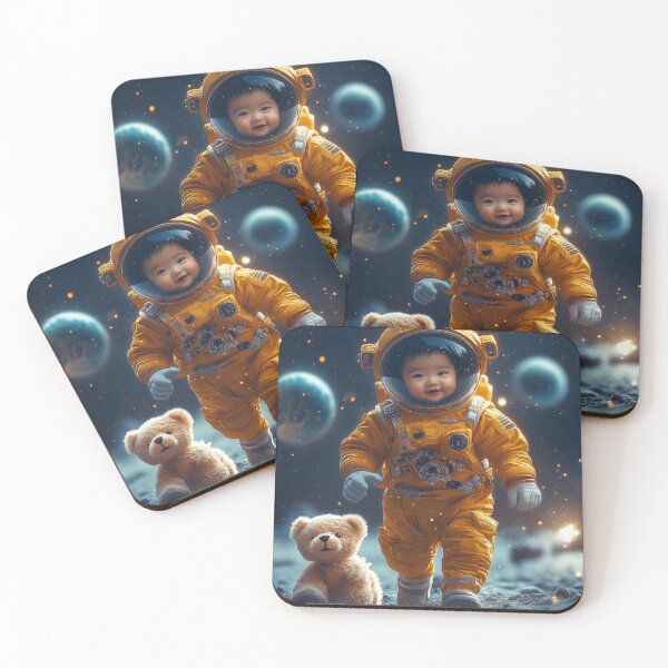 Item preview, Little Dreamer Astronaut – Poetic Space Exploration designed and sold by pixal-shop.