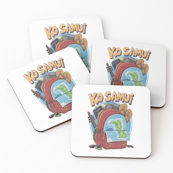Item preview, Thailand  Koh Samui travel island - Embrace the Hippie Spirit of Ko Samui Adventure Backpacking designed and sold by stickercuffs.