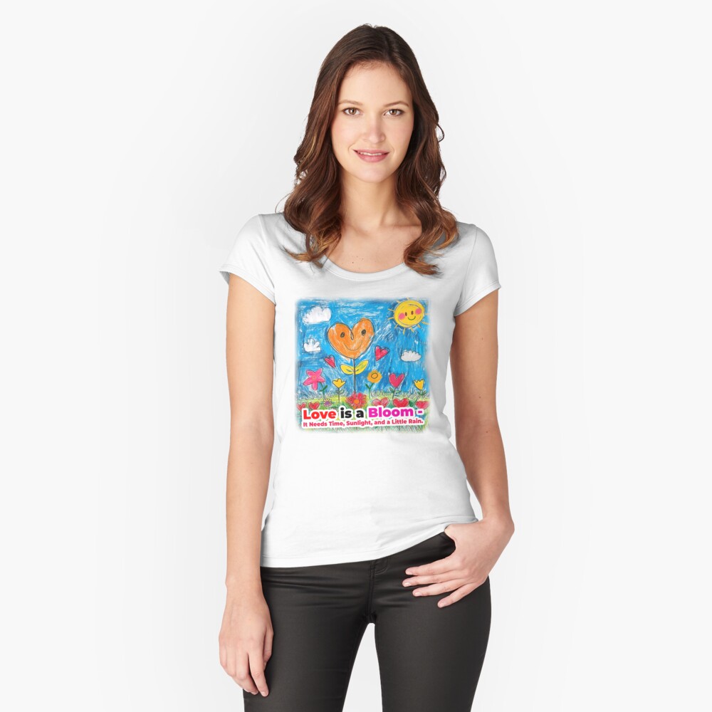 Item preview, Fitted Scoop T-Shirt designed and sold by Finvara.