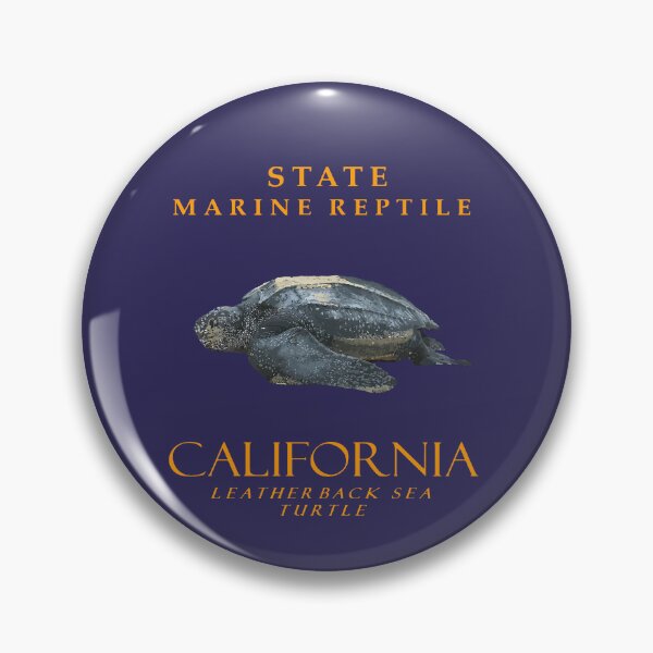 Item preview, California Territory Marine Reptile Leatherback Sea Turtle designed and sold by taiche.
