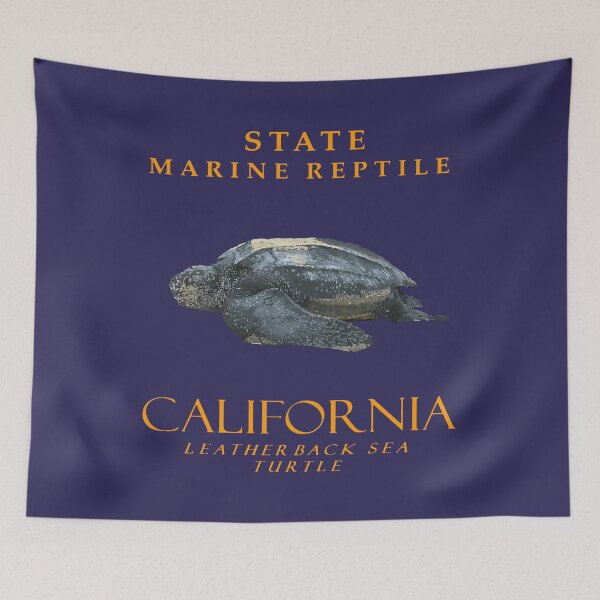 Item preview, California Territory Marine Reptile Leatherback Sea Turtle designed and sold by taiche.