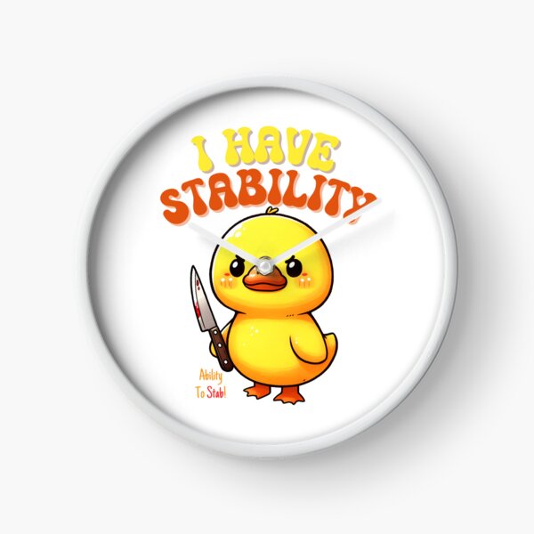 Item preview, I Have Stability Ability to Stab funny gift meme designed and sold by Hoshi-Club.