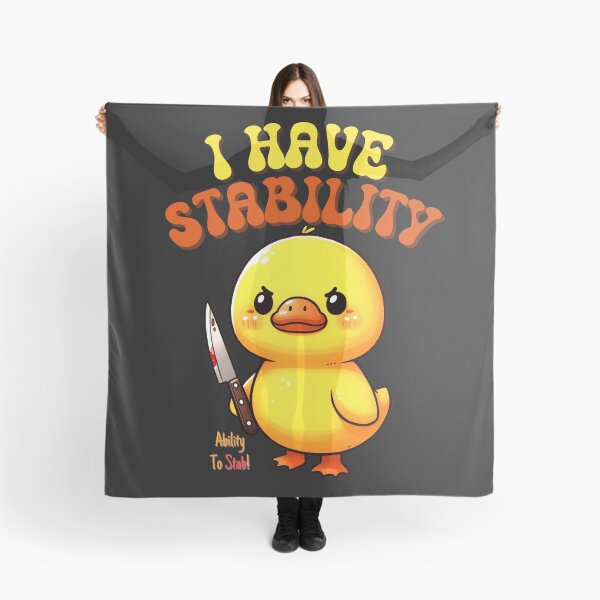 Item preview, I Have Stability Ability to Stab funny gift meme designed and sold by Hoshi-Club.