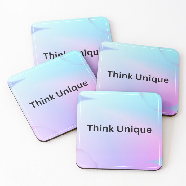 Item preview, Think Unique - Inspirational quote designed and sold by Naquo.