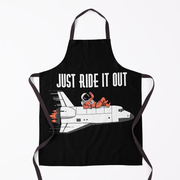 Item preview, Just Ride it Out - Astronaut riding on top of a Space Shuttle designed and sold by AnAzArt.