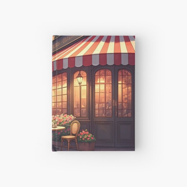 Item preview, Parisian Café: Cobblestone Charm and Blooming Ambiance designed and sold by LSV-Art.