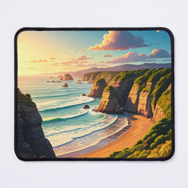 Item preview, Punakaiki Pancake Rocks: Sunset Drama on New Zealand’s West Coast designed and sold by LSVart.