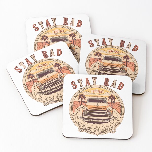 Item preview, Popular Versatile Stay Rad Positive Vibes Trending Retro Vintage Slogan Vibrant Care Free Spirit of The 80's and 90's Retro Truck Themed Fashion designed and sold by NadeenInspires.