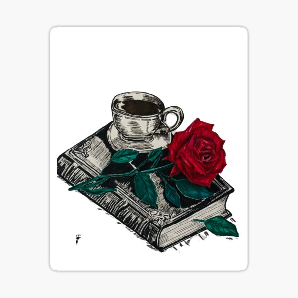 Item preview, Elegance in Ink: A Timeless Still Life designed and sold by ArtbyFedeDesign.