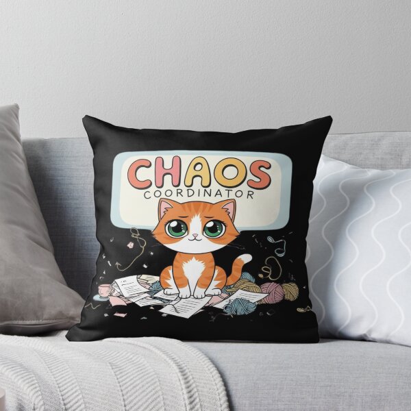 Item preview, Chaos Coordinator – Funny Cat Design designed and sold by HarriPaloma.