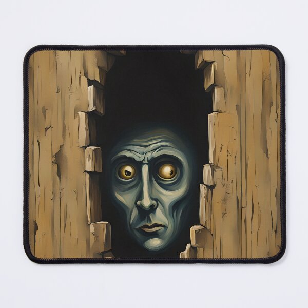 Item preview, The creepy man behind the wall - weird digital painting designed and sold by SirenSeventyOne.