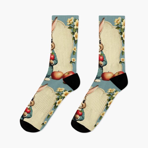 Item preview, Easter Rabbit and Apples | Gift for Easter Season designed and sold by UnhingedBird.