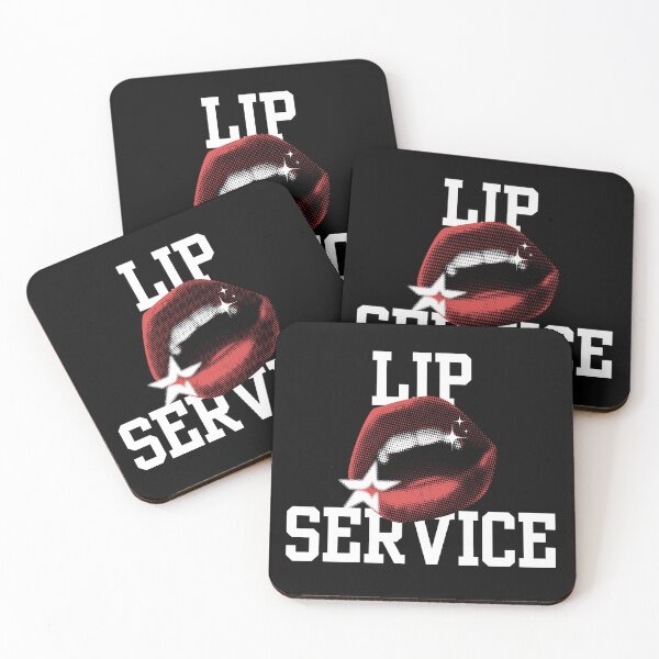 Item preview,  Pop Art Lips Design - Lip Service Typography Artwork designed and sold by likeforcode.