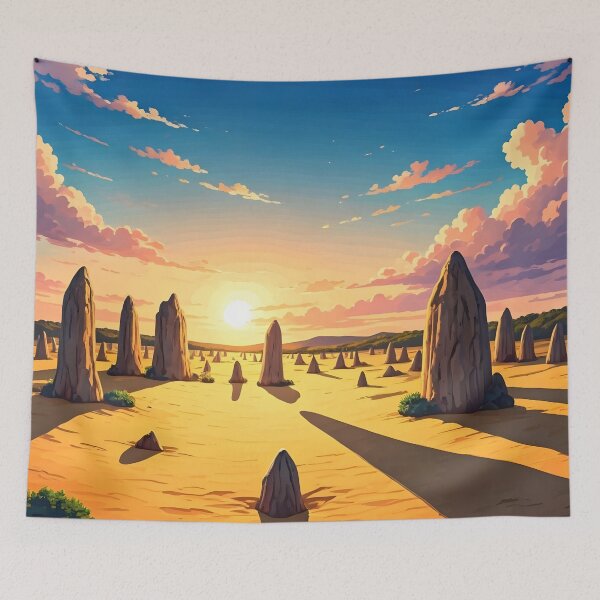 Item preview, The Pinnacles: Sunset Over Nambung National Park designed and sold by LSVart.