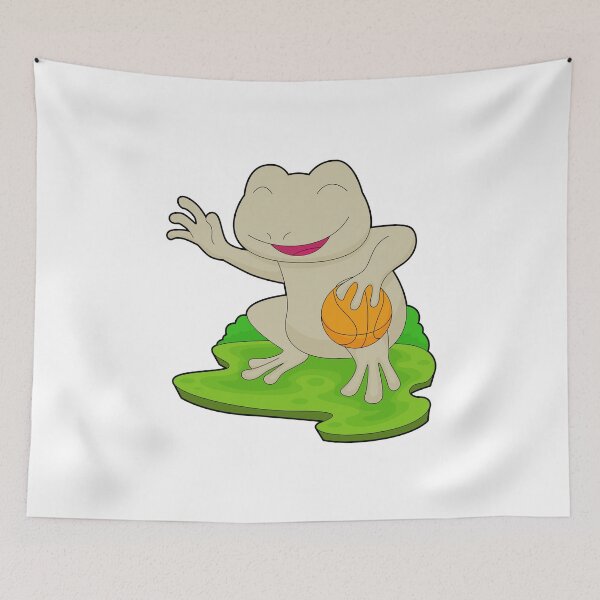 Item preview, Frog Basketball player Basketball designed and sold by Snabdesign84.