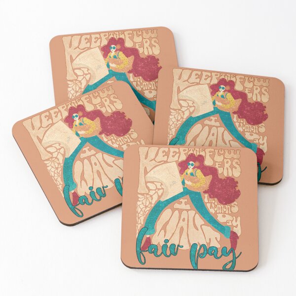 Item preview, Keep the Flowers, I Want Fair Pay designed and sold by by3cats.