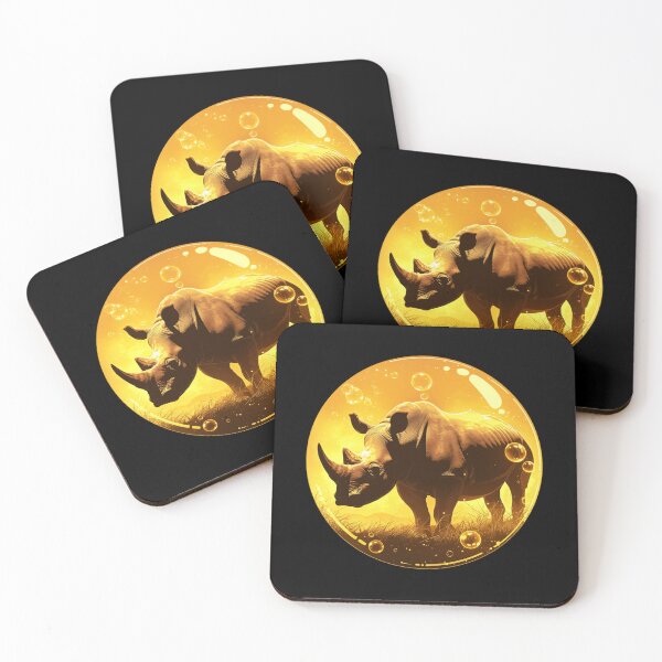 Item preview, Rhino // Cute Rhino art // Rhinos // children // Bubbles // Baby Rhino designed and sold by SMARTKIT  DESIGNAGENCY.