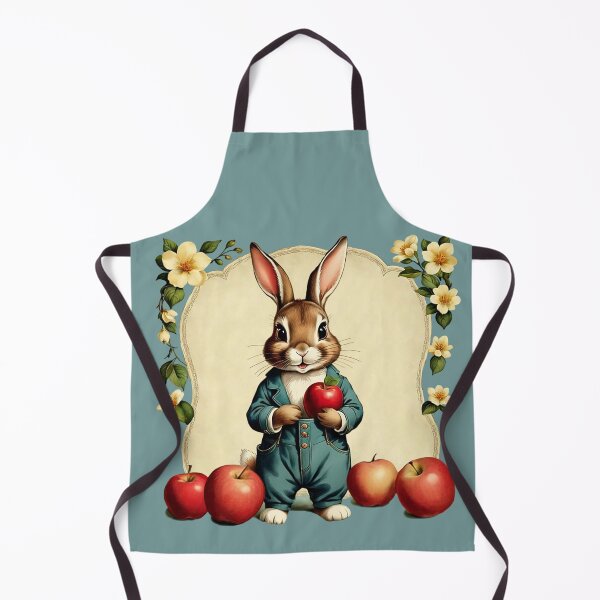Item preview, Easter Rabbit and Apples | Gift for Easter Season designed and sold by UnhingedBird.