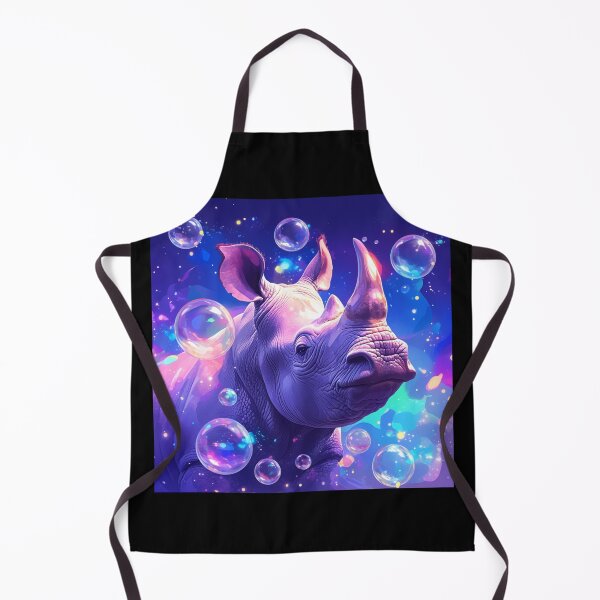 Item preview, Rhino // Cute Rhino art // Rhinos // children // Bubbles // Baby Rhino designed and sold by SMARTKIT DESIGNAGENCY.
