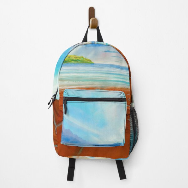 Item preview, Stranding - Clouds over the fictional sea with elevation on the beach designed and sold by art paintings.