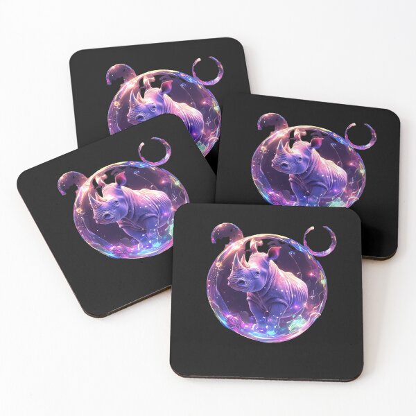 Item preview, Rhino // Cute Rhino art // Rhinos // children // Bubbles // Baby Rhino designed and sold by SMARTKIT  DESIGNAGENCY.