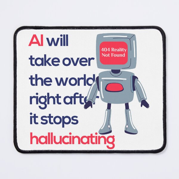 Item preview, AI 404 Reality Not Found - Funny Tech Robot T-Shirt designed and sold by TheCanvas11.