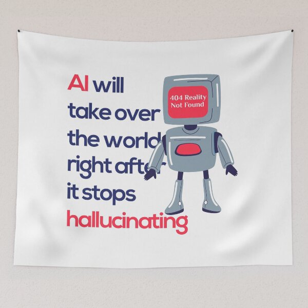 Item preview, AI 404 Reality Not Found - Funny Tech Robot T-Shirt designed and sold by TheCanvas11.