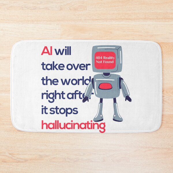 Item preview, AI 404 Reality Not Found - Funny Tech Robot T-Shirt designed and sold by TheCanvas11.