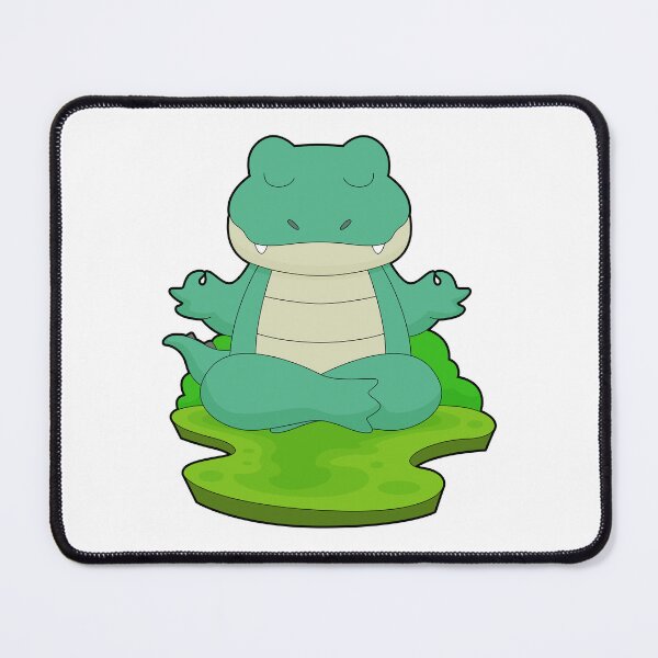 Item preview, Crocodile Yoga Fitness Meditation designed and sold by Snabdesign84.