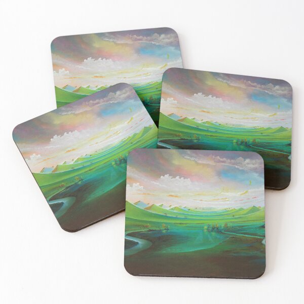 Item preview, Mr. Autumn Wind - Sky with many colors and wide cubist landscape designed and sold by art paintings.
