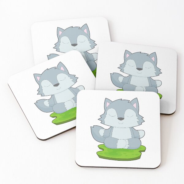 Item preview, Wolf Yoga Fitness Meditation designed and sold by Snabdesign84.