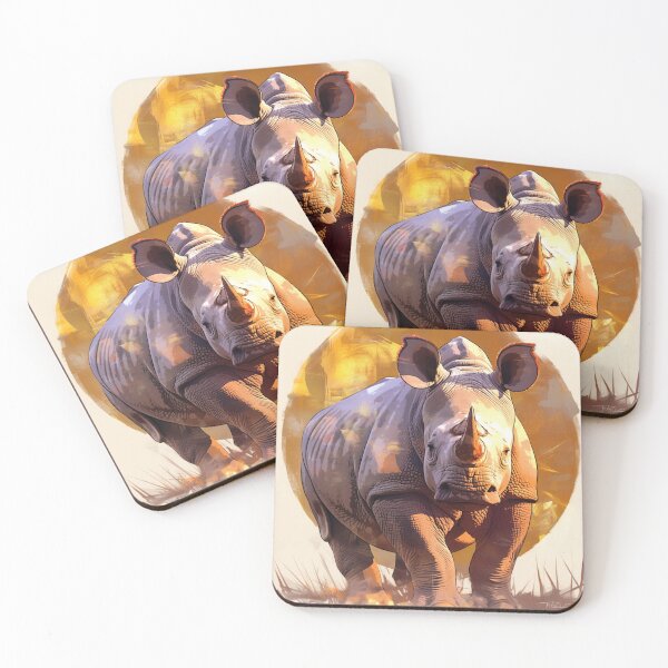 Item preview, Black Rhino Endangered species designed and sold by SMARTKIT  DESIGNAGENCY.