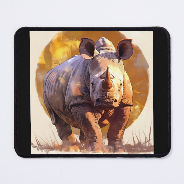 Item preview, Black Rhino Endangered species designed and sold by SMARTKIT DESIGNAGENCY.