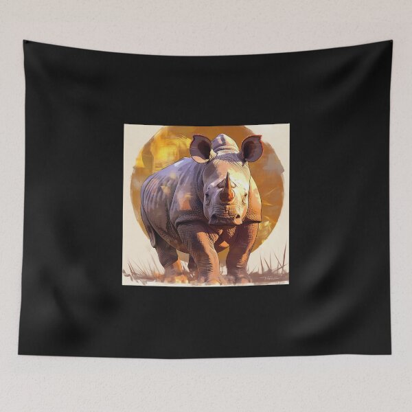 Item preview, Black Rhino Endangered species designed and sold by SMARTKIT  DESIGNAGENCY.