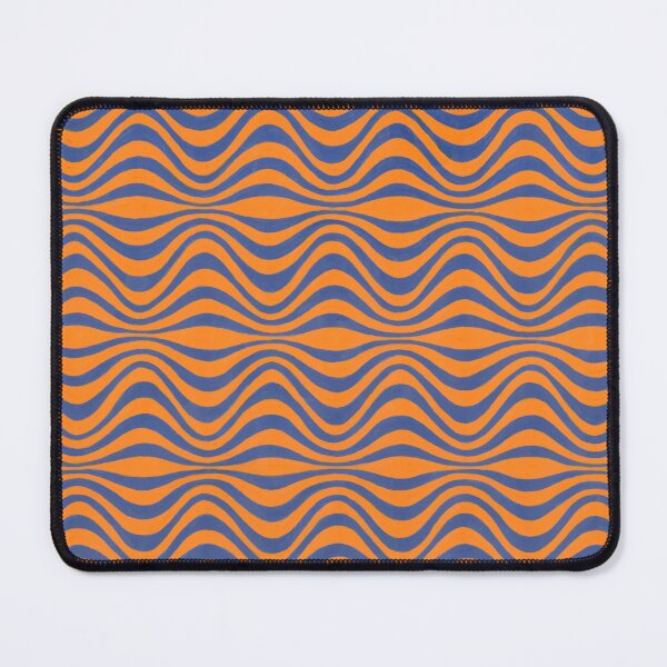 Item preview, Blue and Orange Waves designed and sold by jamesknightsart.