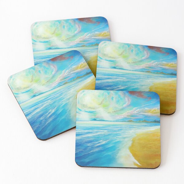 Item preview, Land beach - rough sea with wind in the sky designed and sold by art paintings.