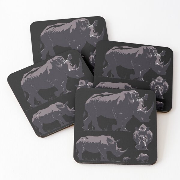 Item preview, Black Rhino Endangered species designed and sold by SMARTKIT  DESIGNAGENCY.