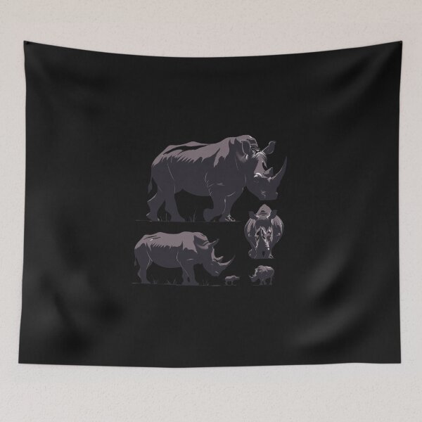 Item preview, Black Rhino Endangered species designed and sold by SMARTKIT  DESIGNAGENCY.