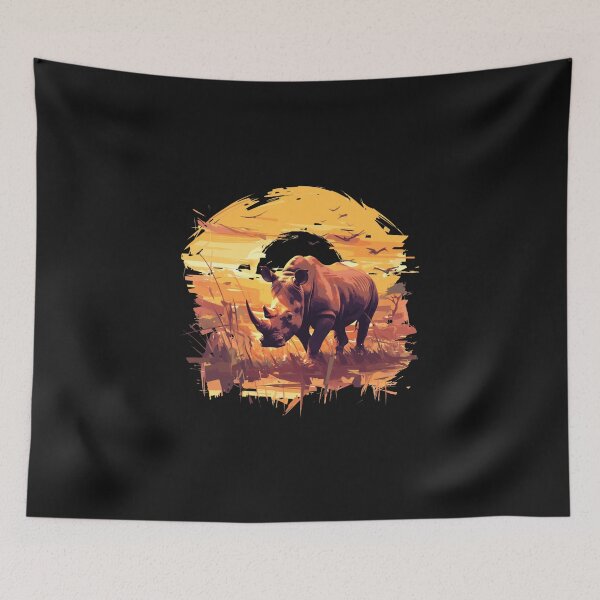 Item preview, Black Rhino Endangered species designed and sold by SMARTKIT  DESIGNAGENCY.